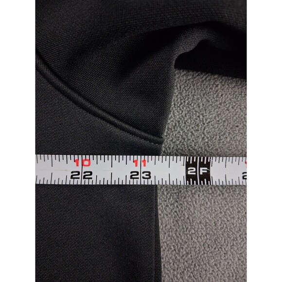 Adidas ClimaWarm Men’s Full Zip Hoodie Jacket Size Large Black Gray Fleece - Picture 11 of 13